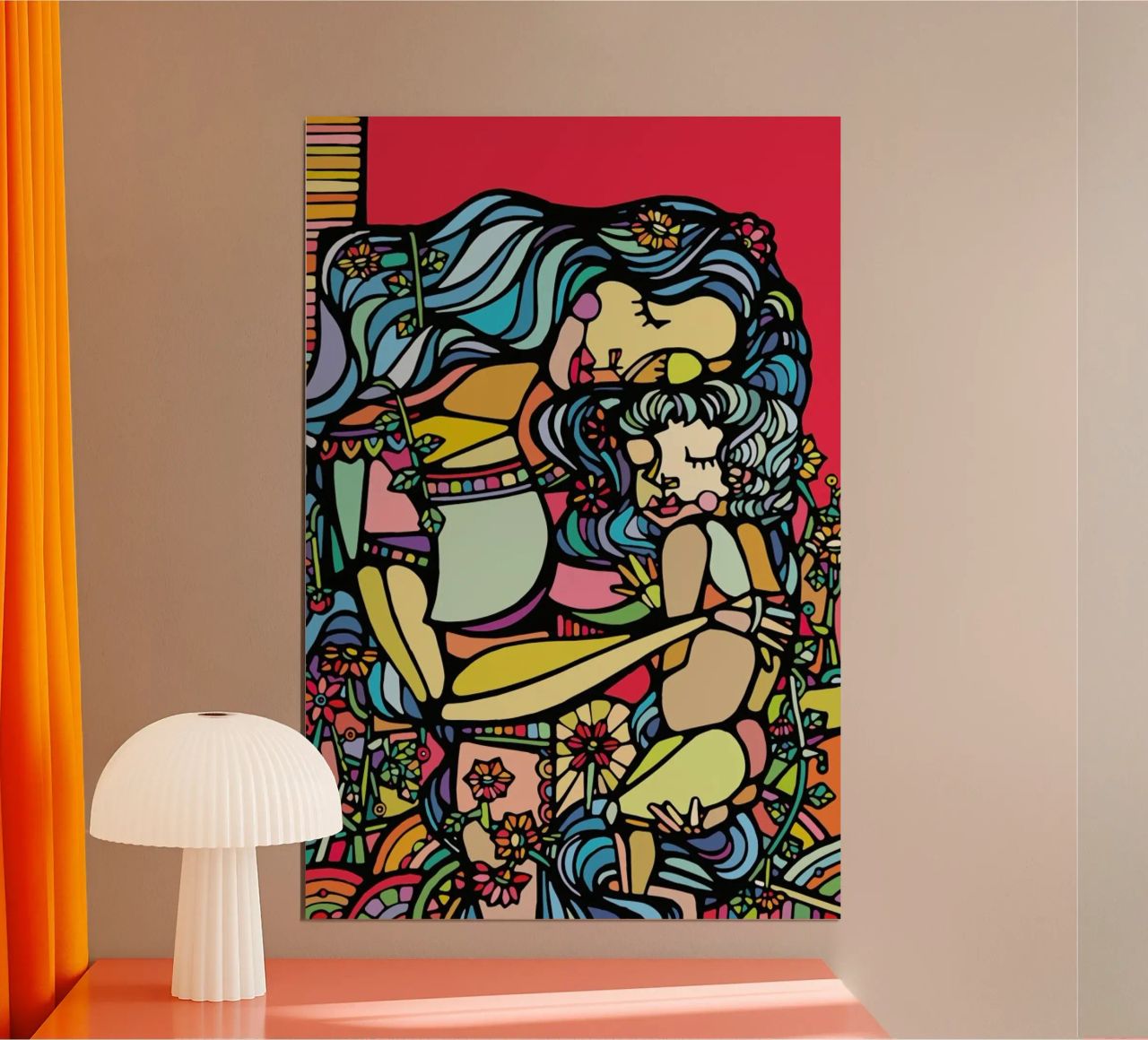 Mother and Child poster de Ninhol