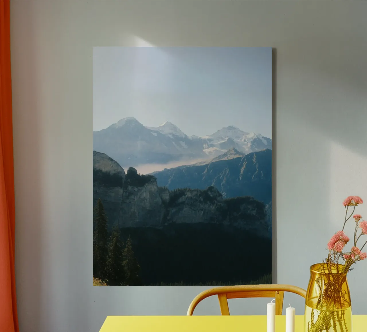 Guardians of the Alps tela con Cornice a cassetta da FujiSwiss