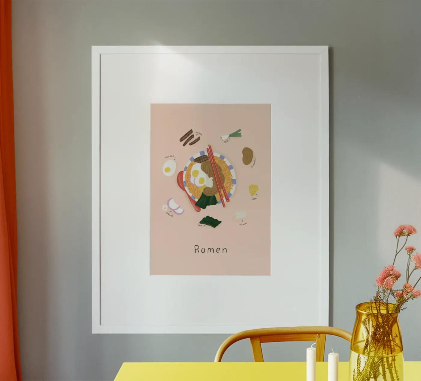 Ramen poster da Papergreyy