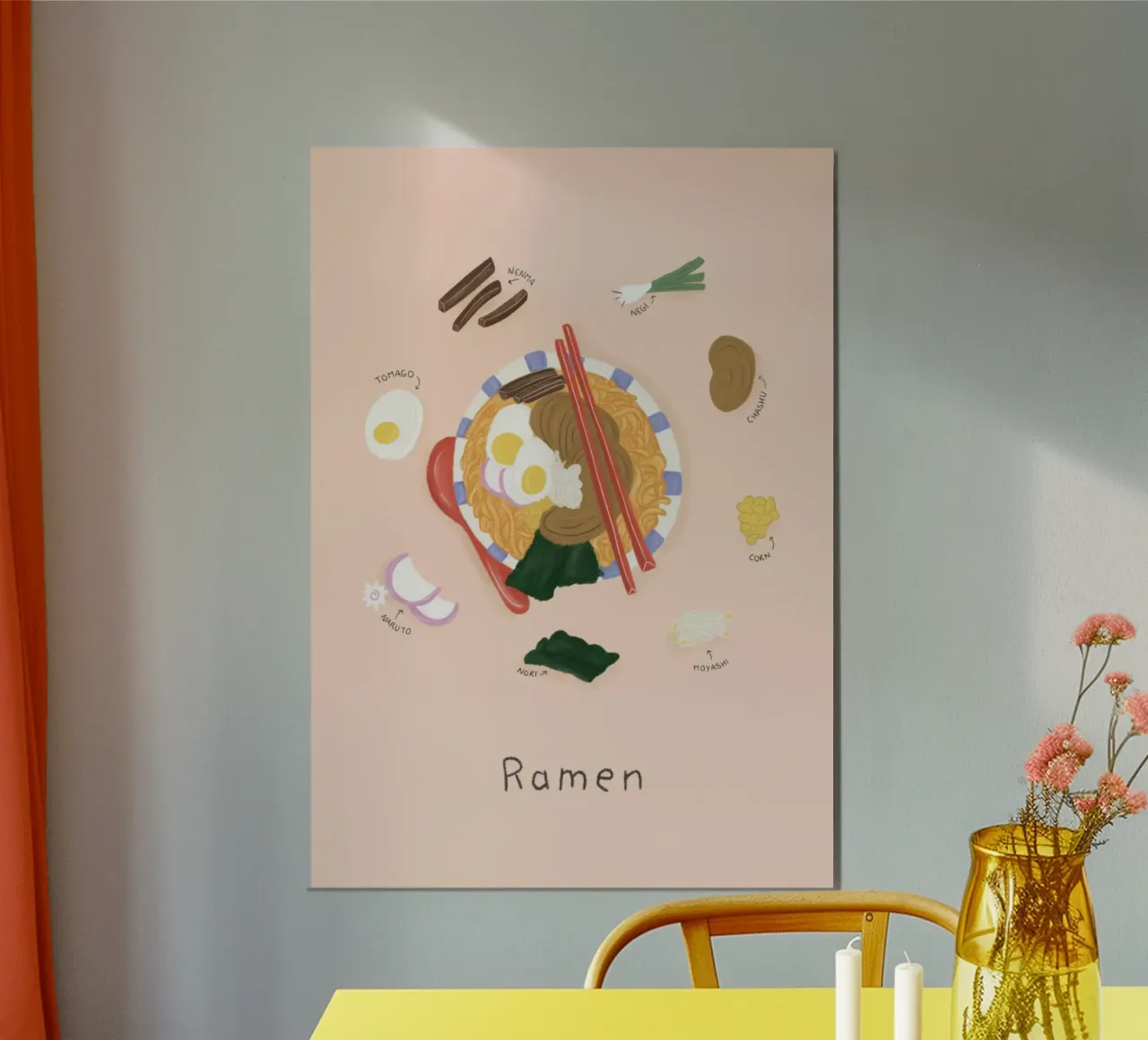 Ramen poster da Papergreyy