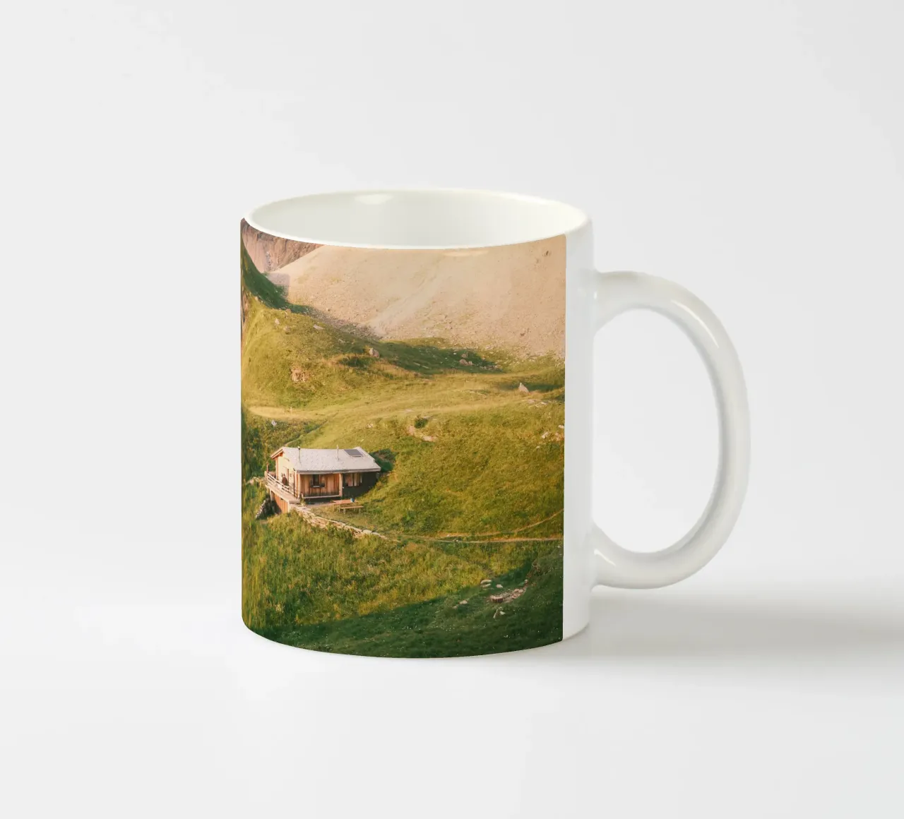 Solitude in the Alps tazza in ceramica da FujiSwiss