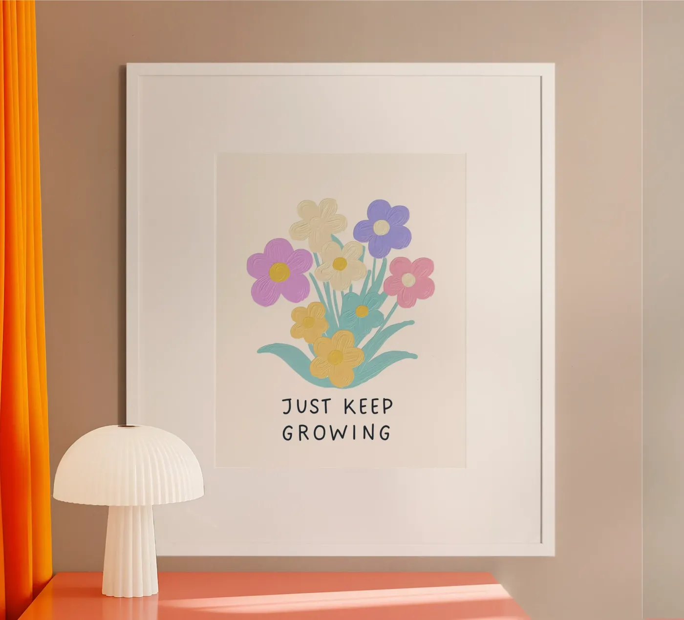 Just keep growing poster by designsbysophia