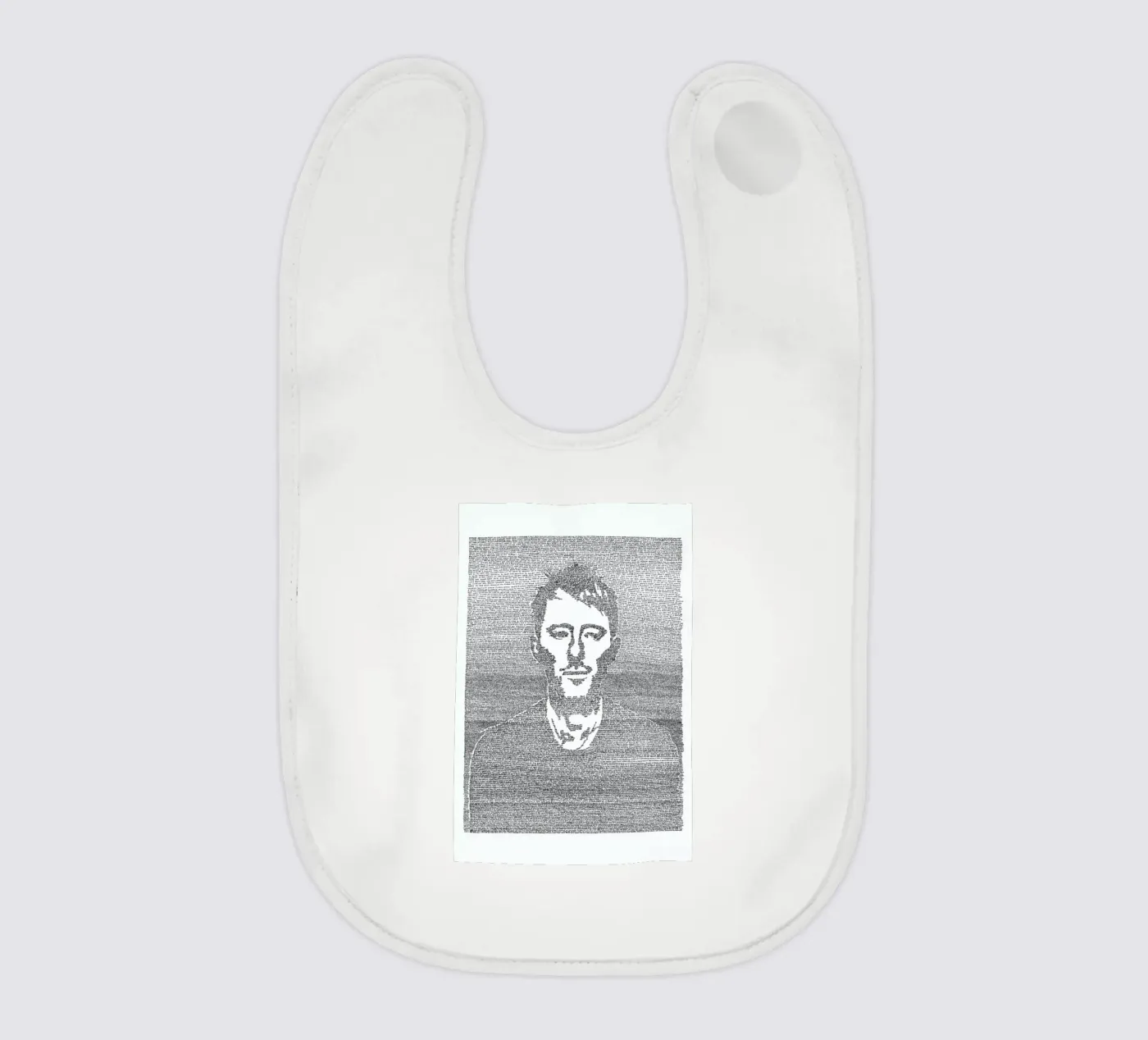 Thom baby bib by Mike Matola