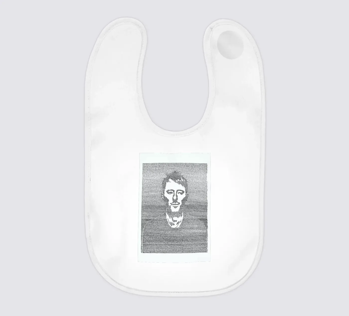 Thom baby bib by Mike Matola