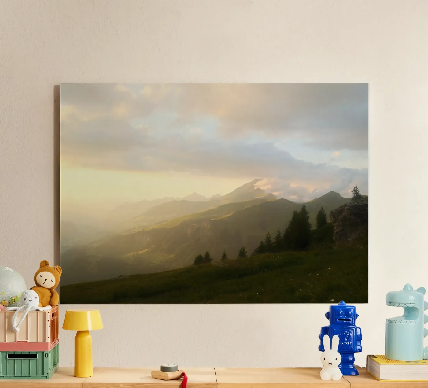 Alpine Sunset Glow plexiglass da FujiSwiss