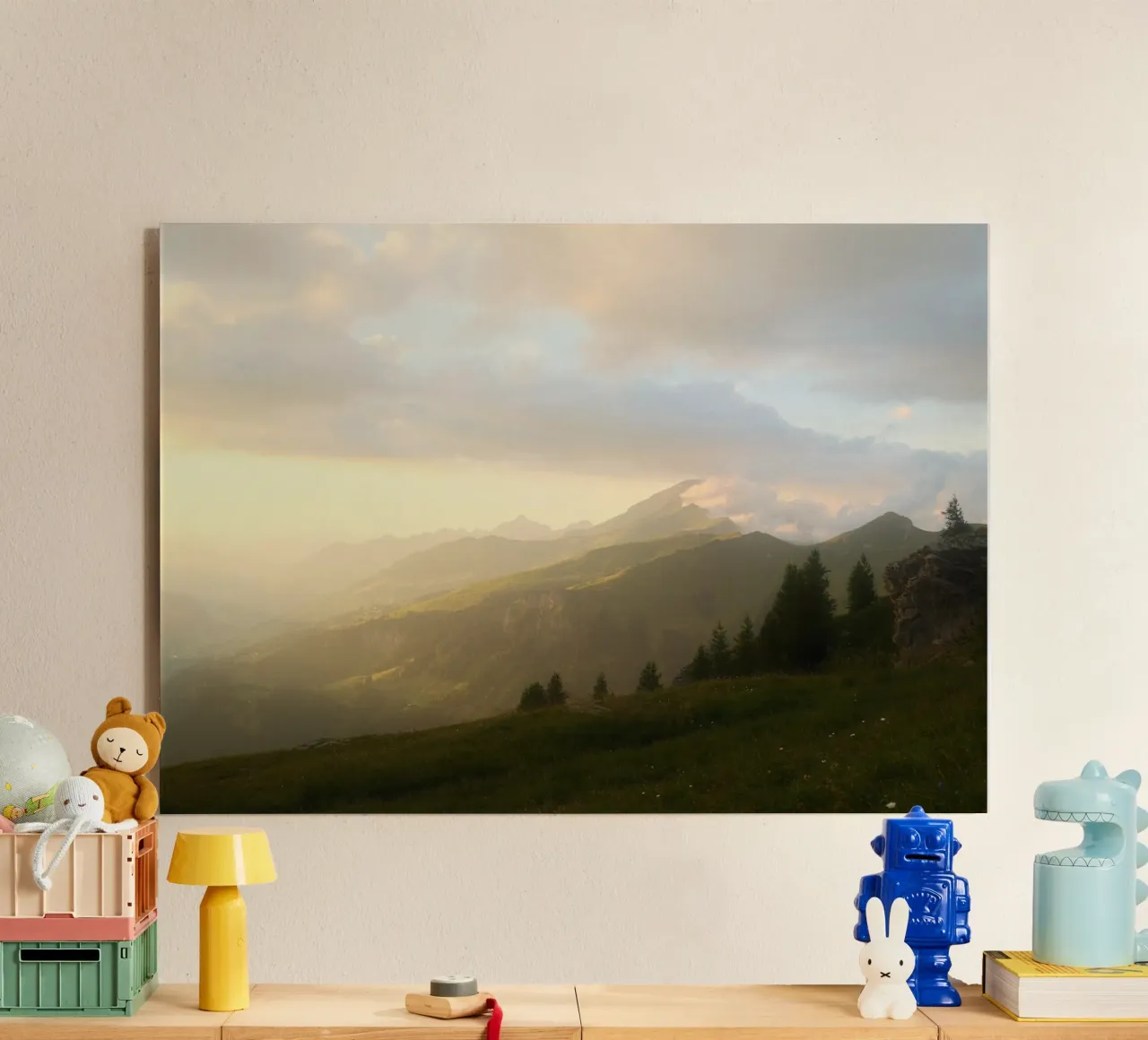 Alpine Sunset Glow plexiglass da FujiSwiss