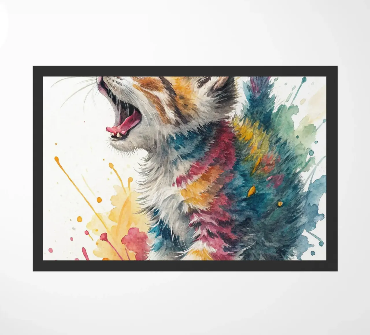 Gattino colorato zerbino da logic