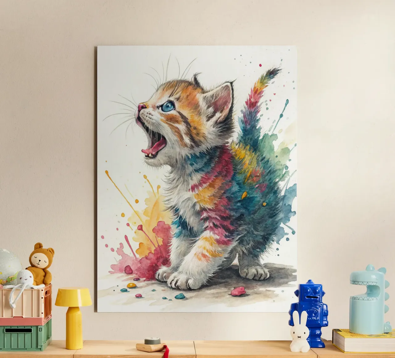 Gattino colorato alluminio dibond da logic