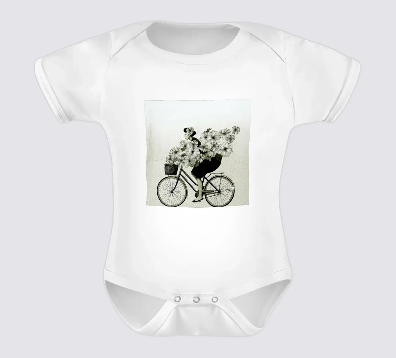 Ride body neonato maniche corte da Laura Graves