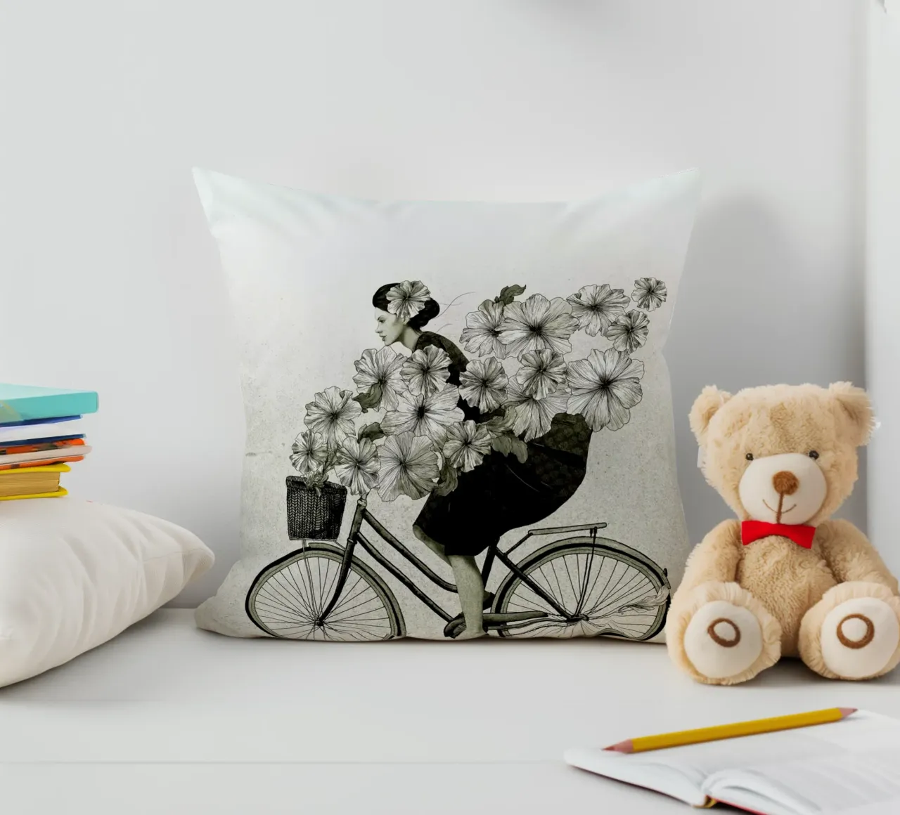 Ride cuscino da Laura Graves