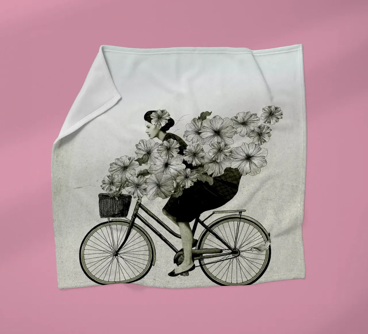 Ride fleece blanket by Laura Graves