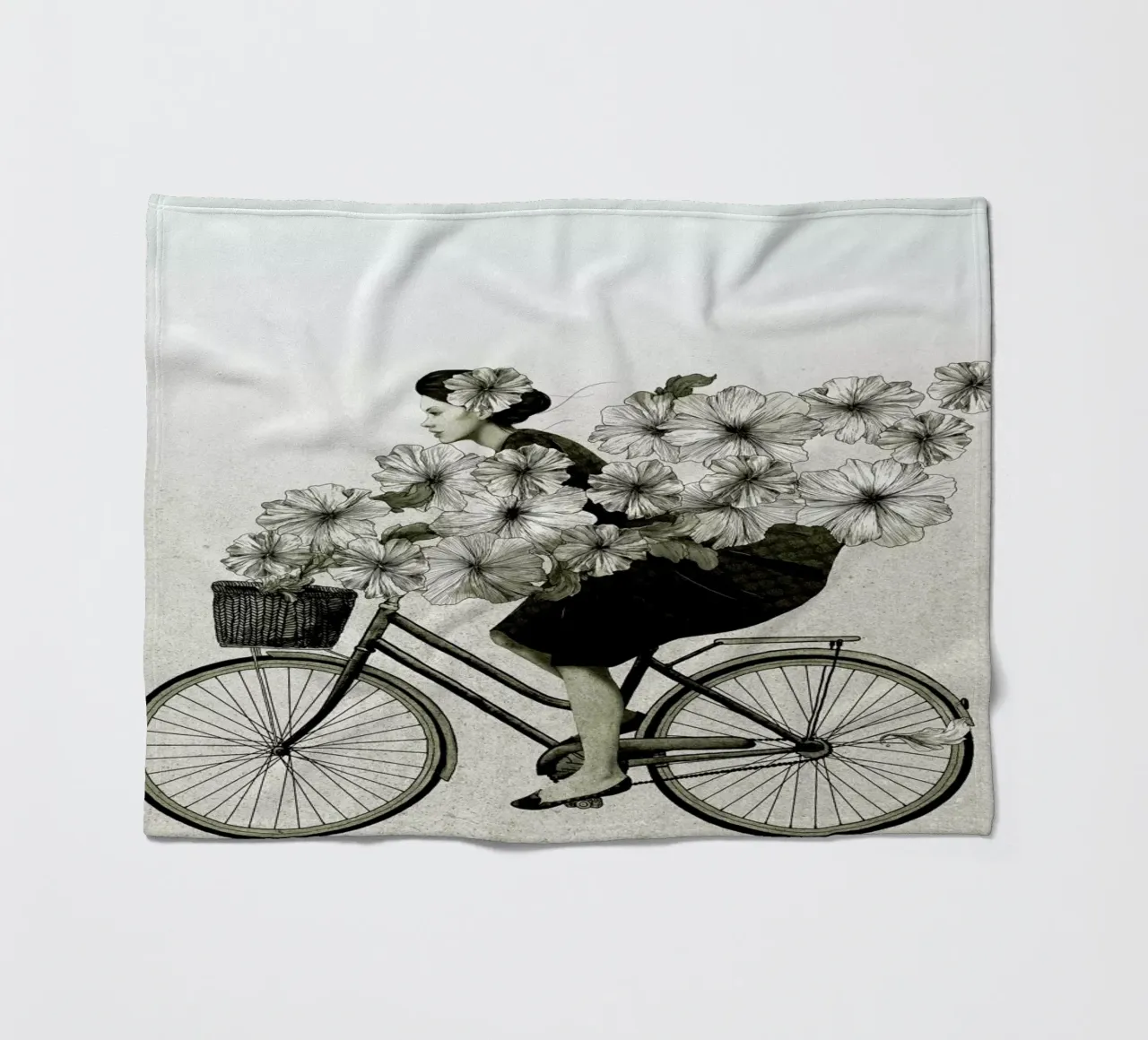 Ride fleece blanket by Laura Graves
