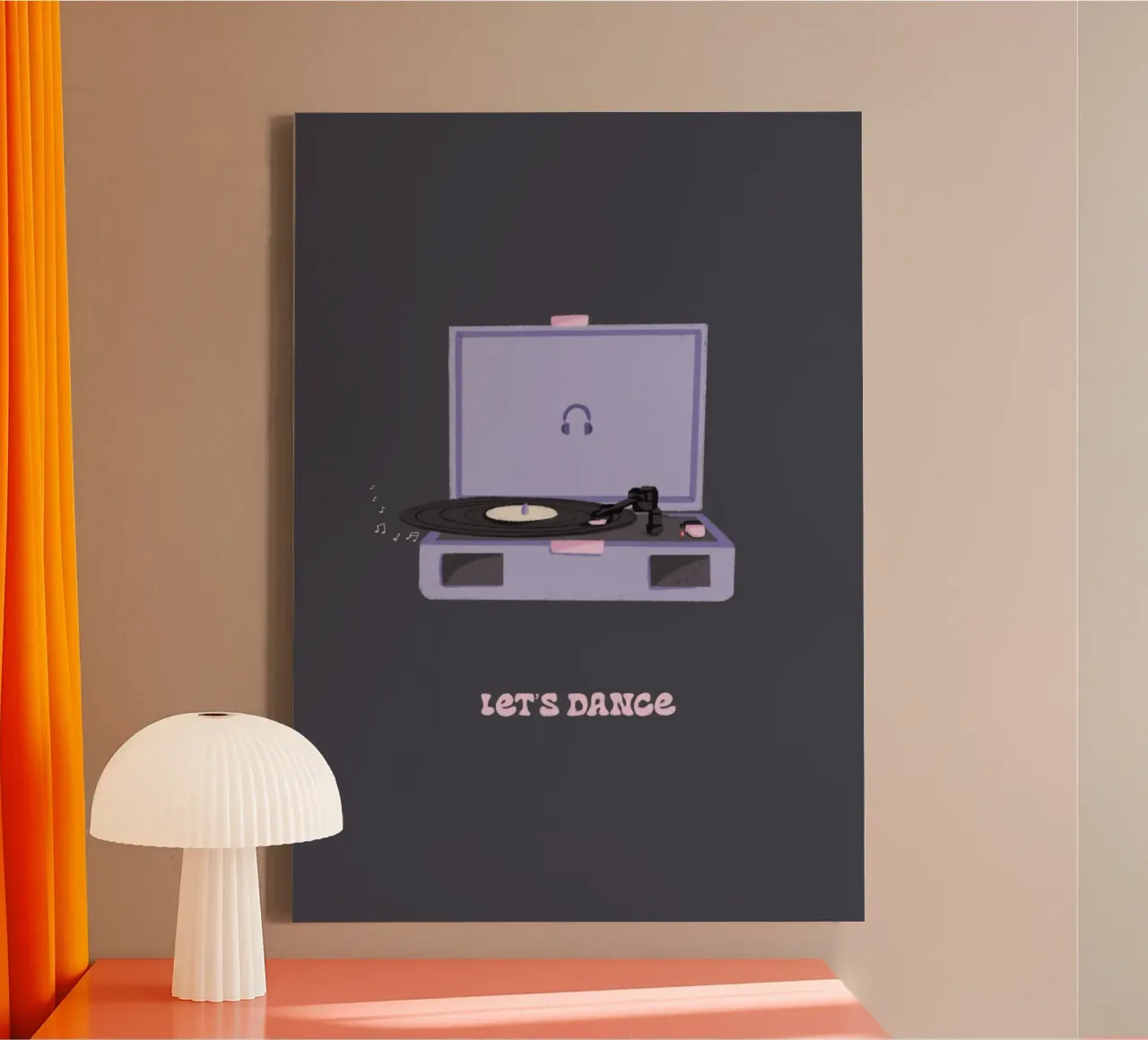 Let's dance canvas van Papergreyy