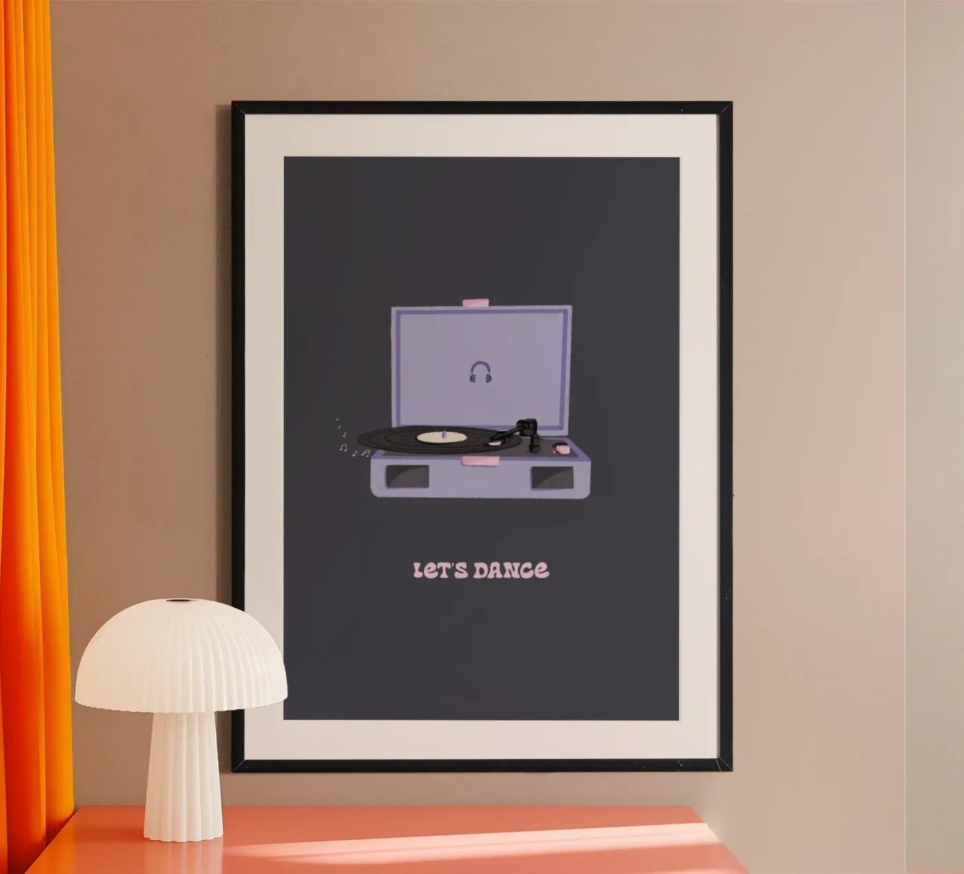 Let's dance poster van Papergreyy