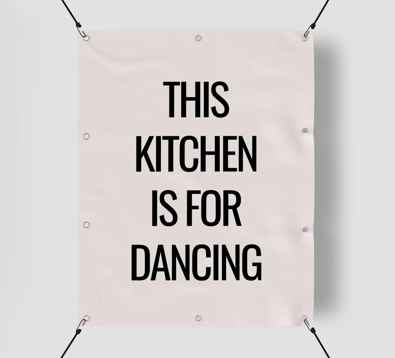 This kitchen is for dancing telo in pvc da designsbysophia