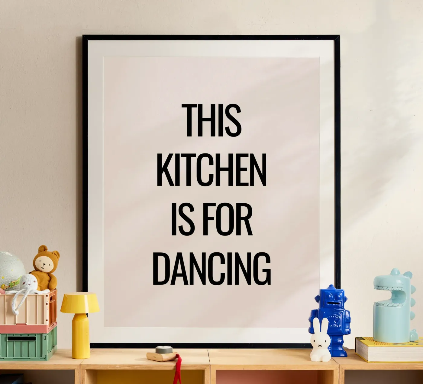 This kitchen is for dancing Poster von designsbysophia