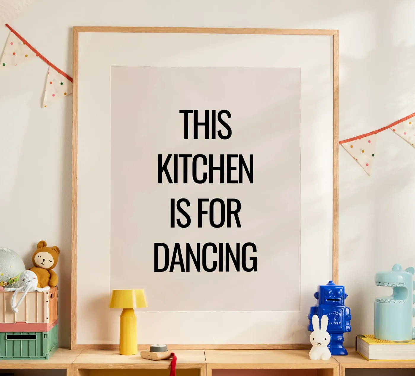 This kitchen is for dancing Poster von designsbysophia