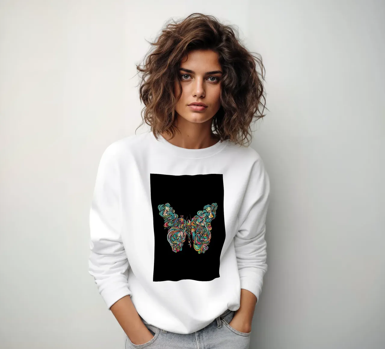 Butterfly felpa da Ninhol