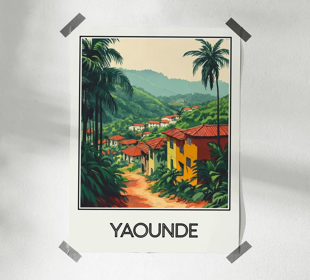 Yaoundé poster da Frame the World