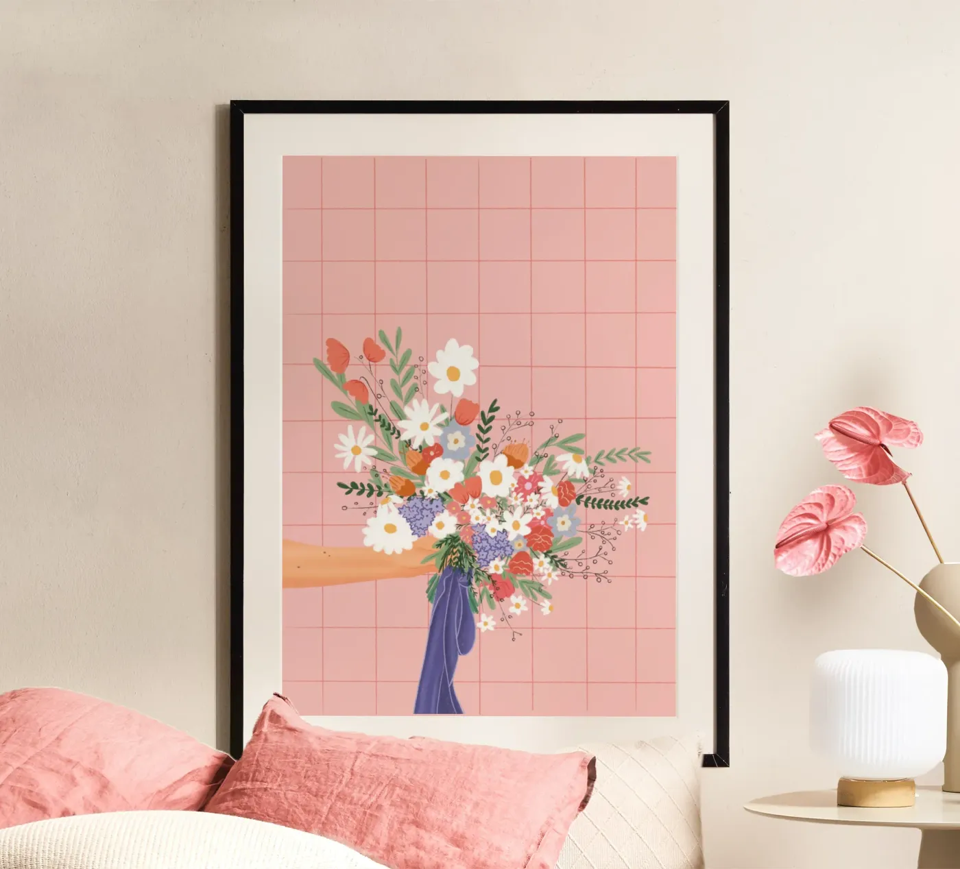 Bouquet poster da Papergreyy