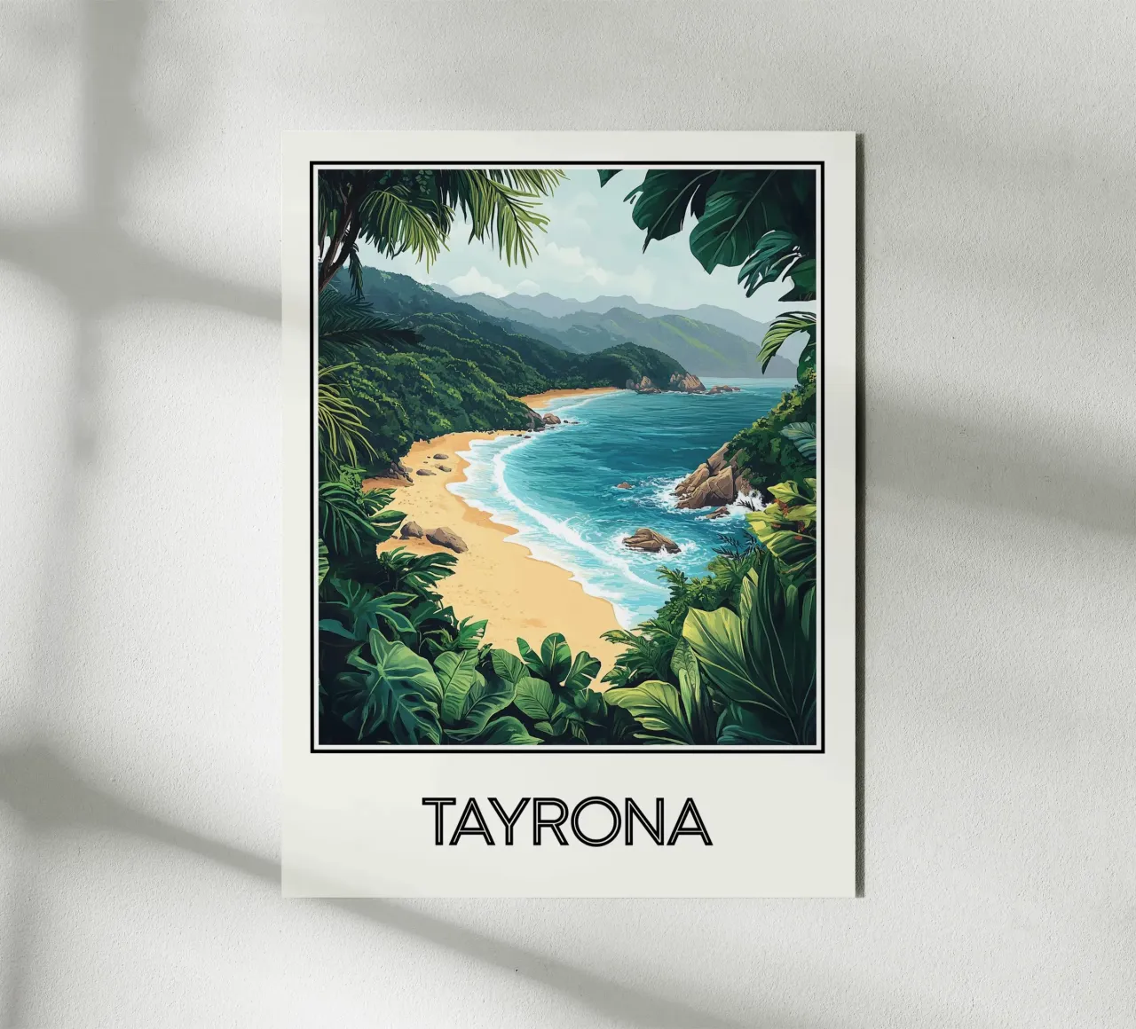 Tayrona alluminio dibond da Frame the World