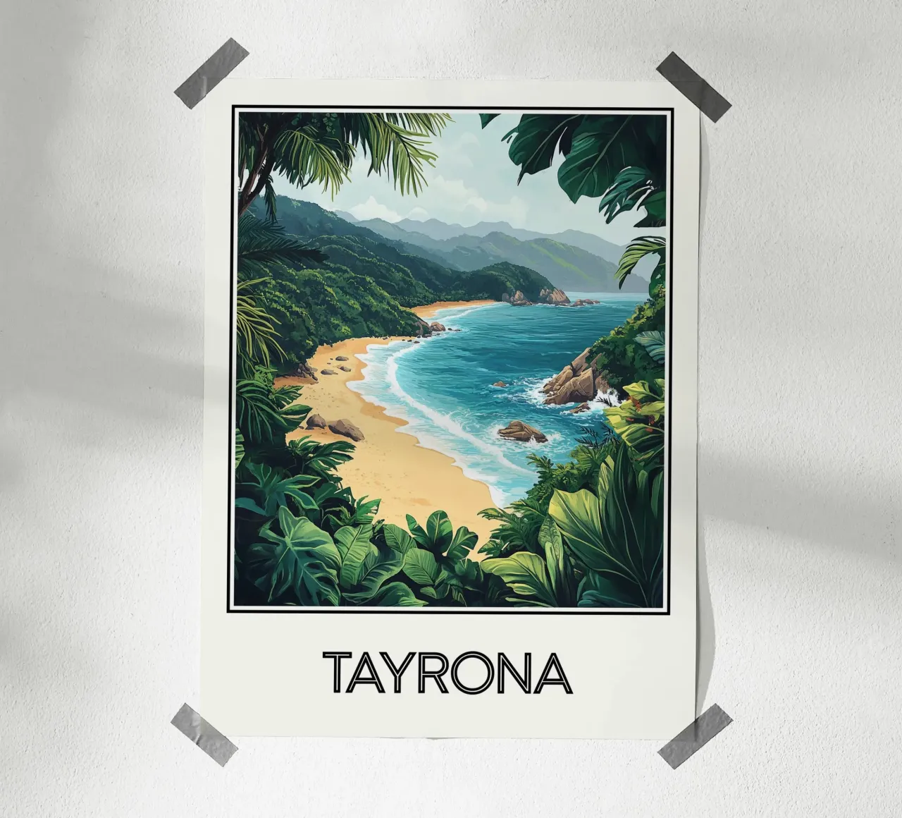 Tayrona carta hahnemühle da Frame the World