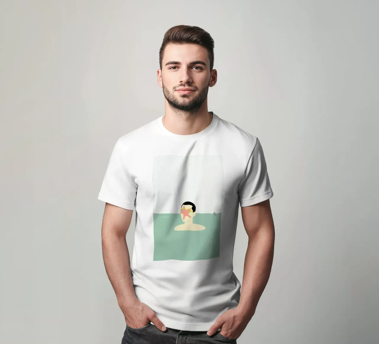 En Smuk Dag Paa Havet t-shirt by Swen Swensøn