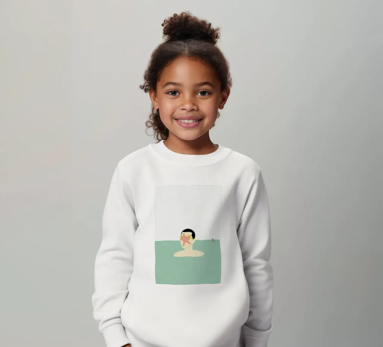 En Smuk Dag Paa Havet Kinder Sweatshirt von Swen Swensøn