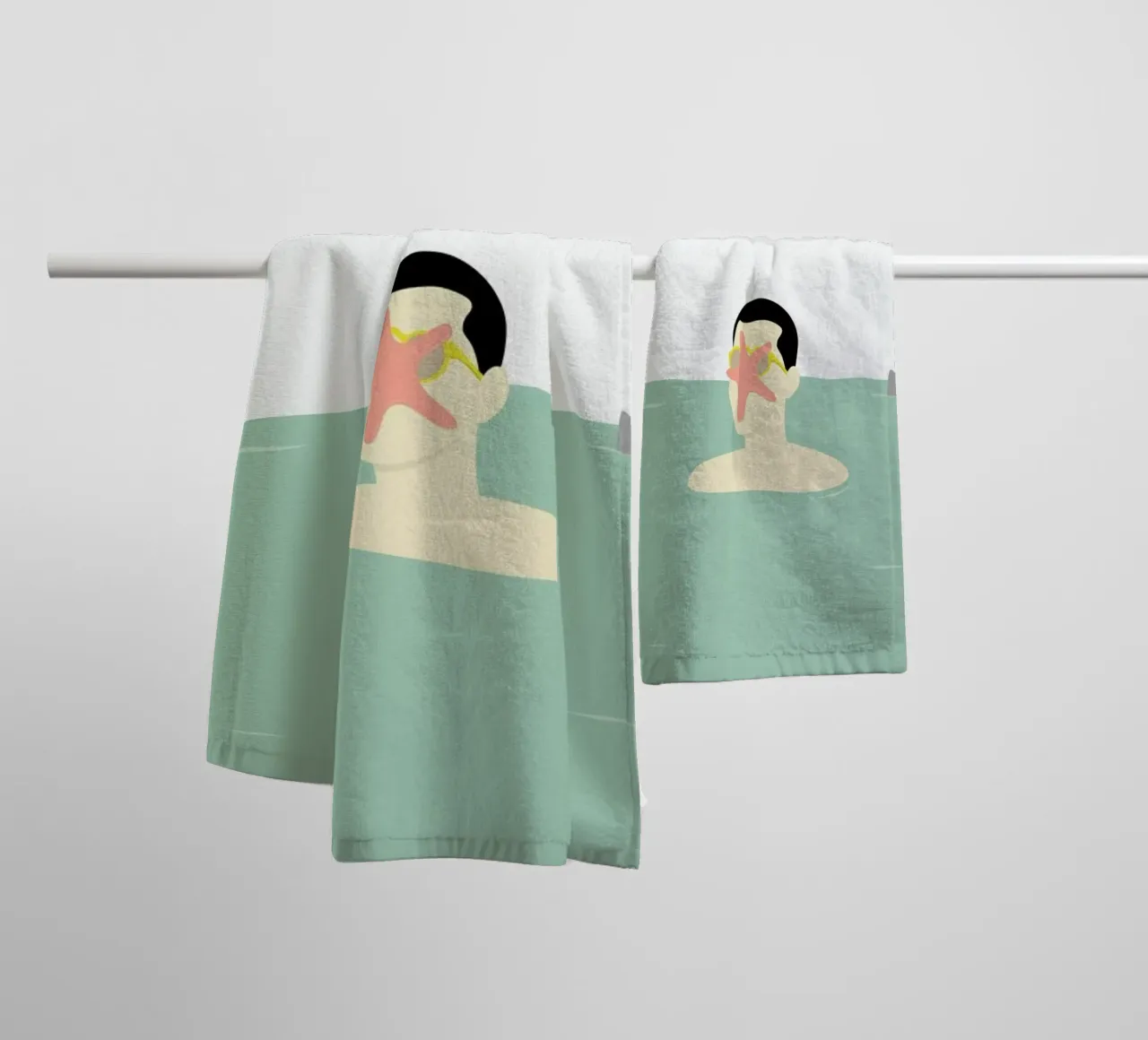 En Smuk Dag Paa Havet asciugamano da bagno da Swen Swensøn