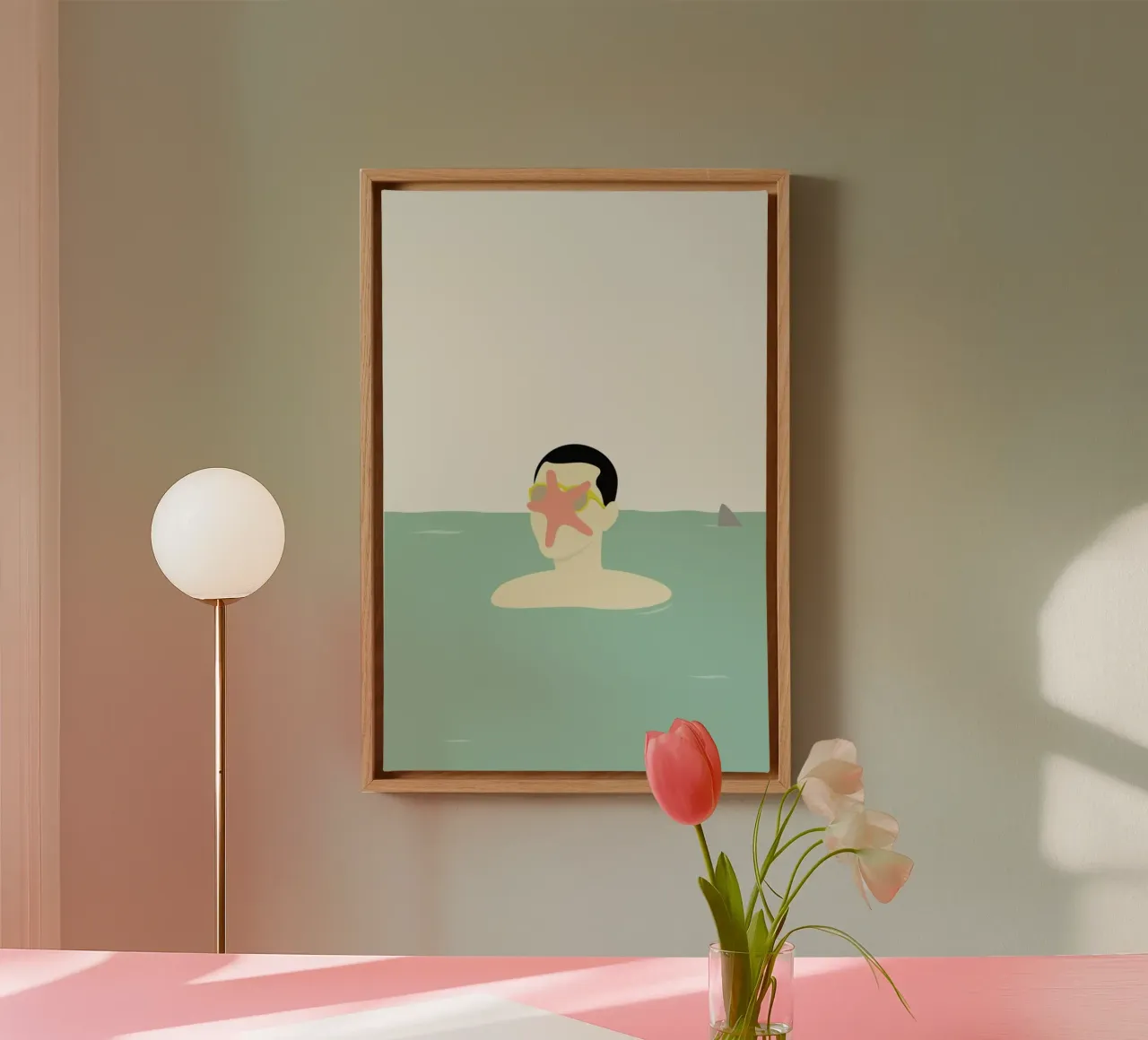En Smuk Dag Paa Havet canvas by Swen Swensøn