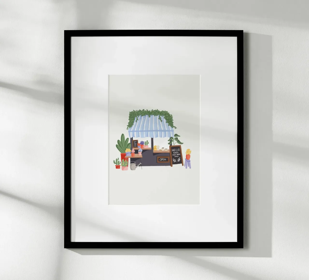 Negozio di fiori poster da Papergreyy