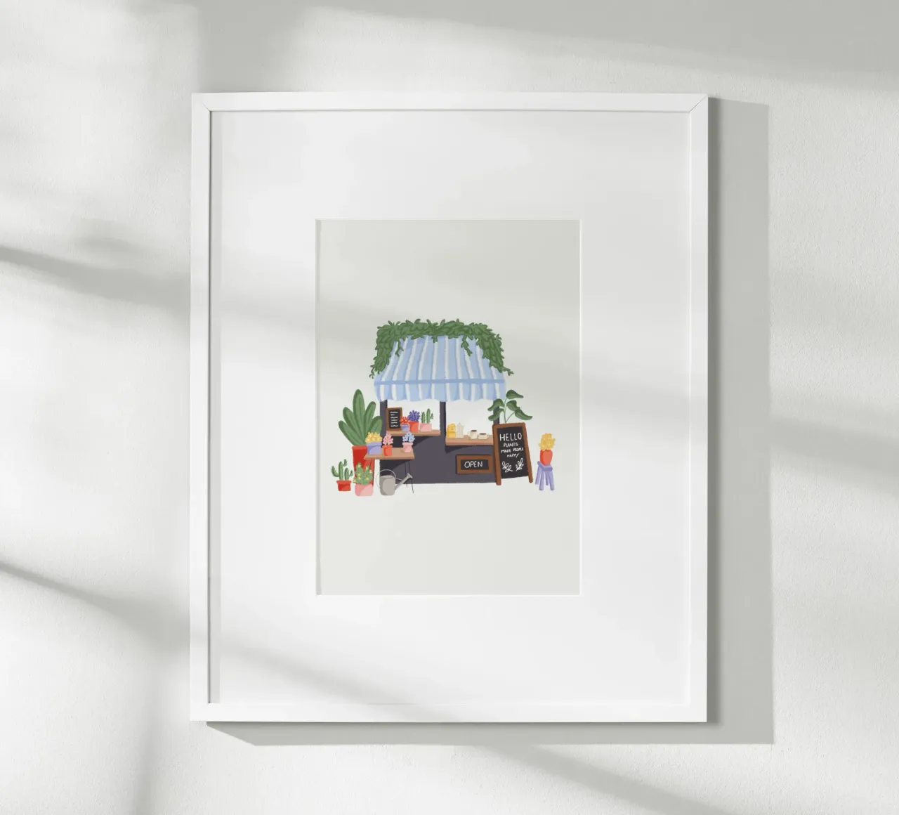 Negozio di fiori poster da Papergreyy