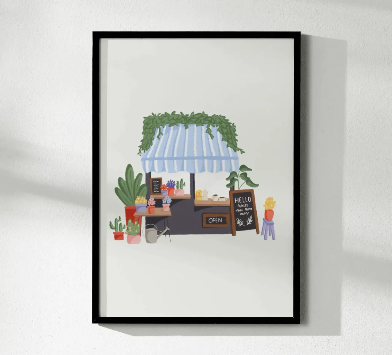 Negozio di fiori poster da Papergreyy