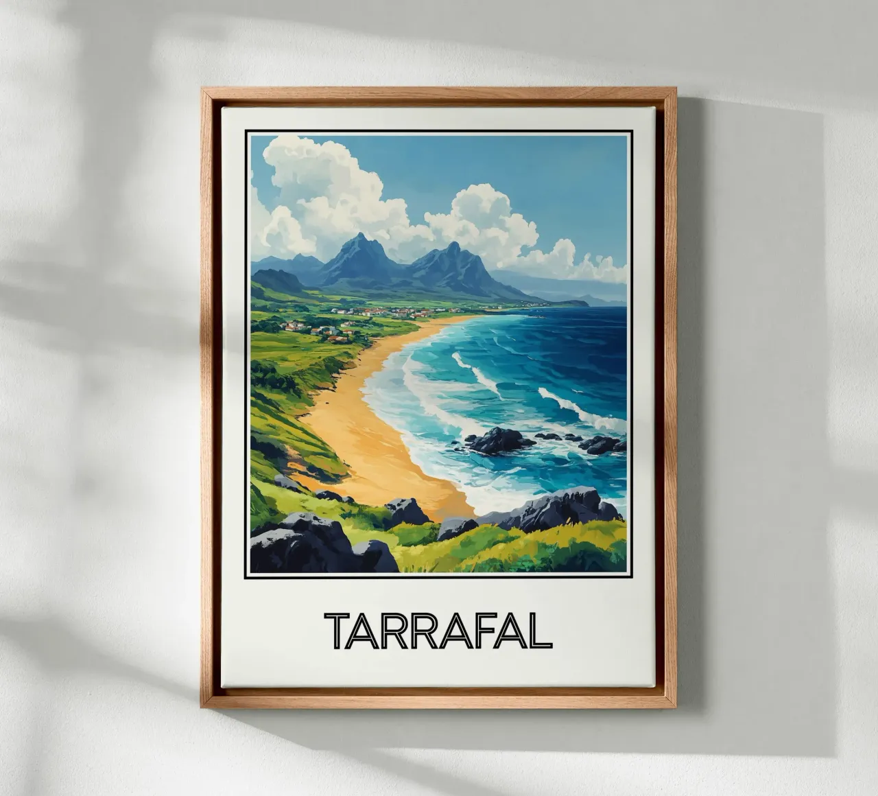 Tarrafal canvas met Baklijst van Frame the World