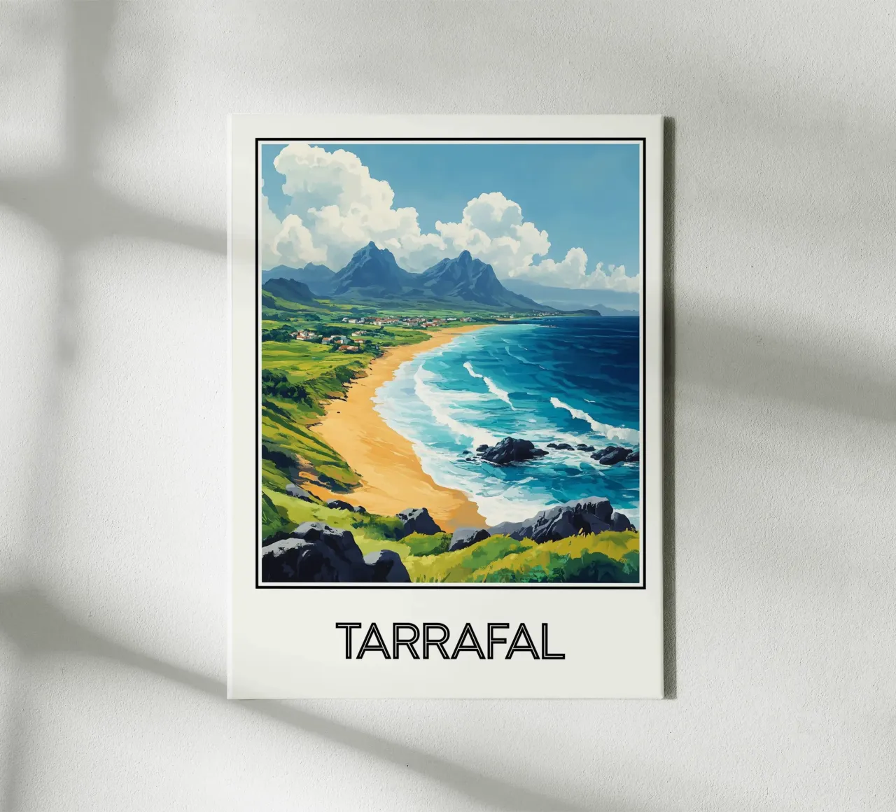 Tarrafal canvas met Baklijst van Frame the World