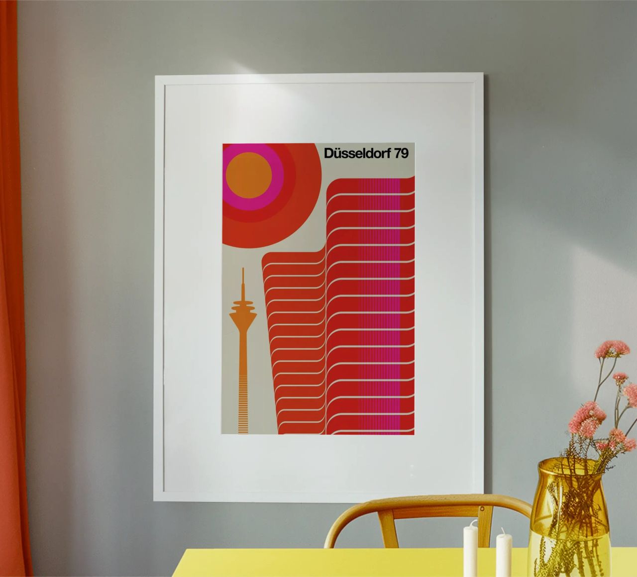 Düsseldorf 79 Poster von Bo Lundberg
