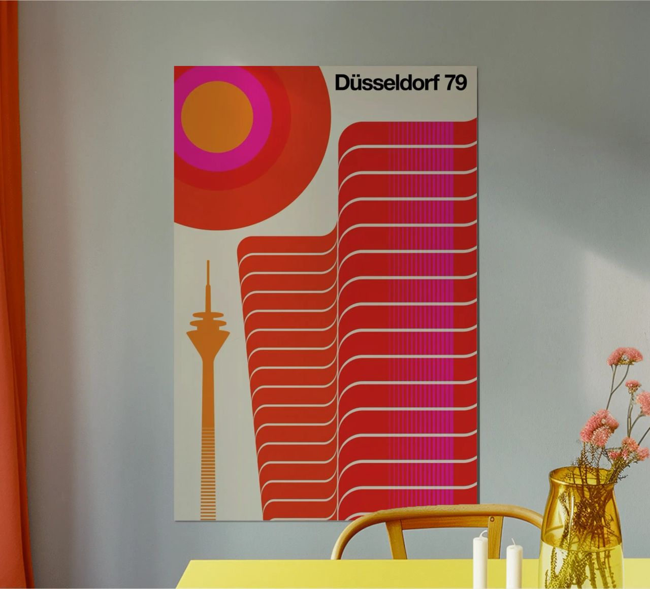 Düsseldorf 79 Poster von Bo Lundberg