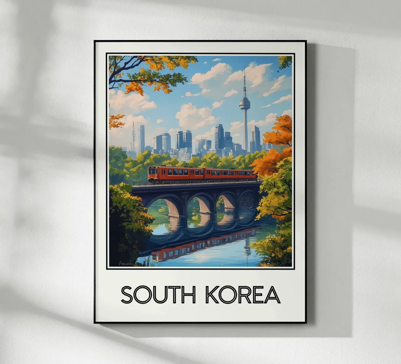 Corea del Sud plexiglass da Frame the World