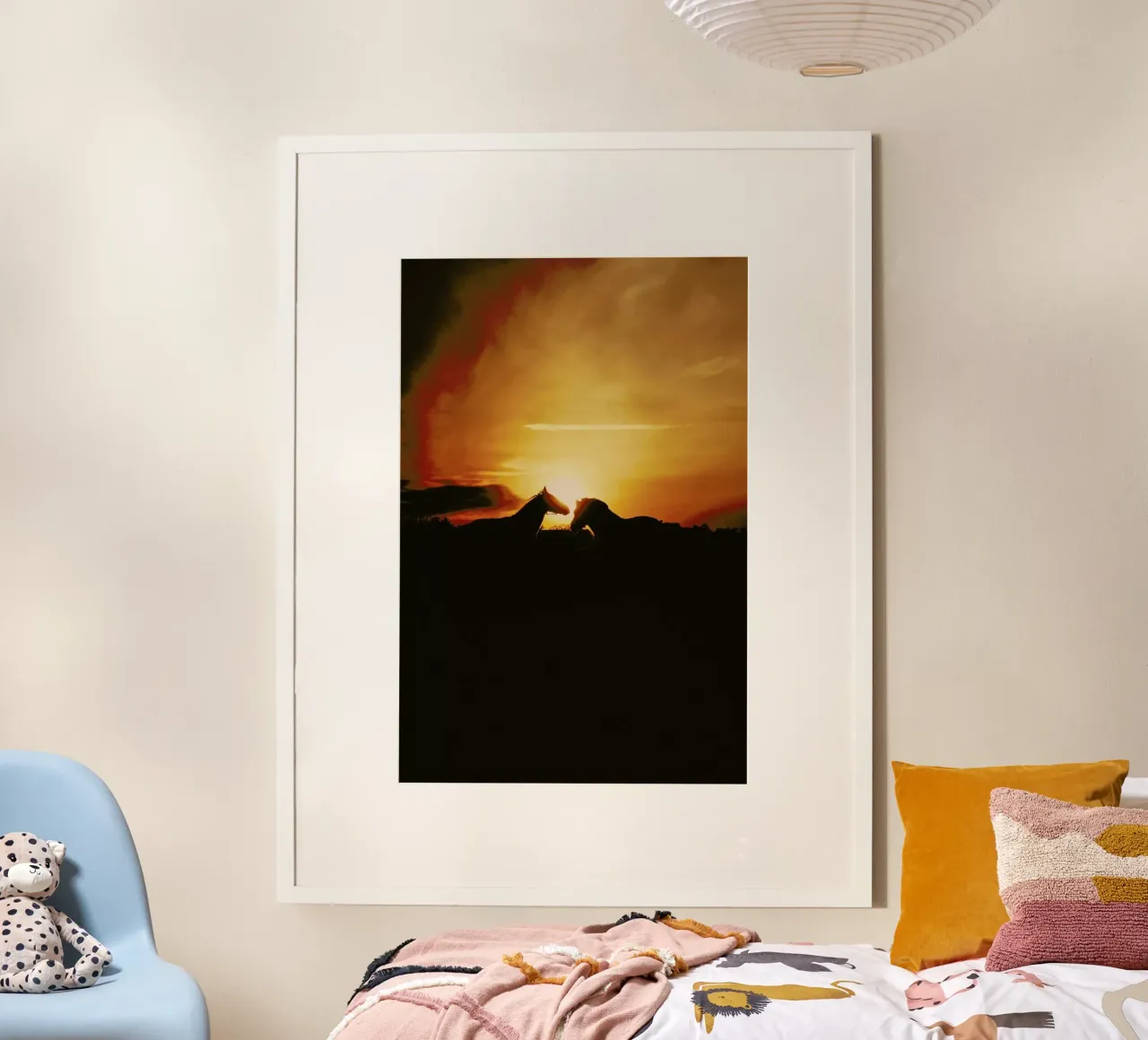 The Horses poster by Pale Grain