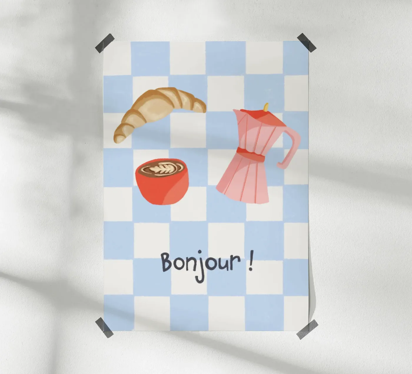 Bonjour poster da Papergreyy