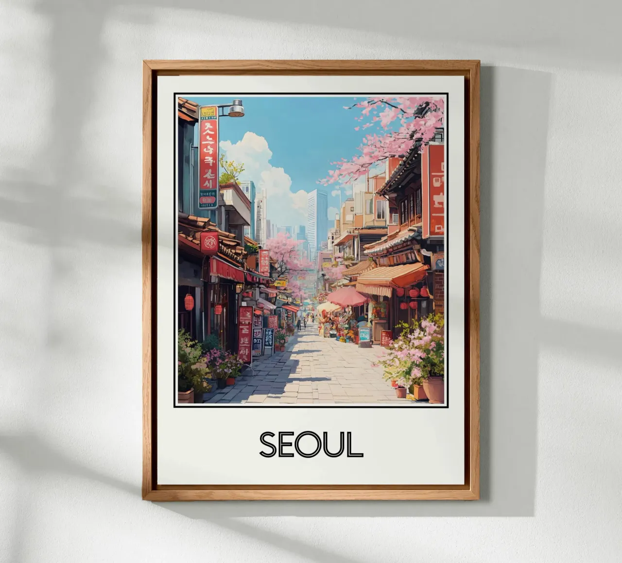 Manifesto di Seul Corea del Sud pannello forex da Frame the World