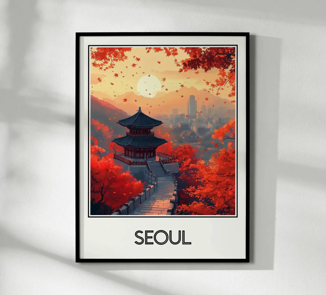 Manifesto di Seul Corea del Sud carta hahnemühle da Frame the World