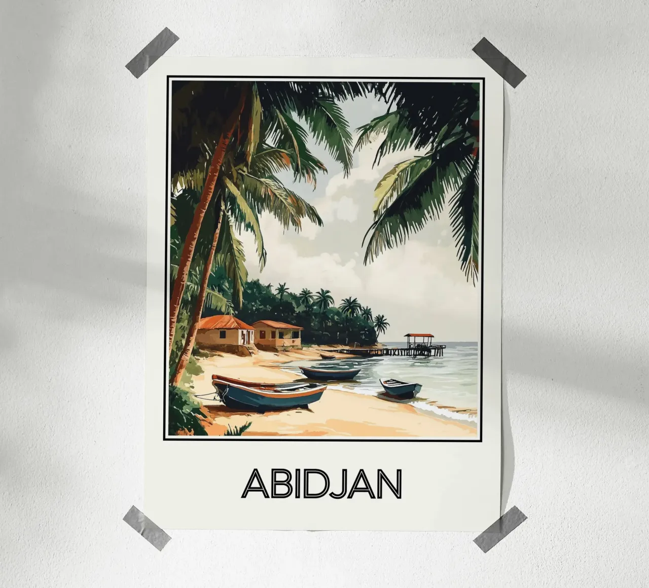Abidjan poster da Frame the World