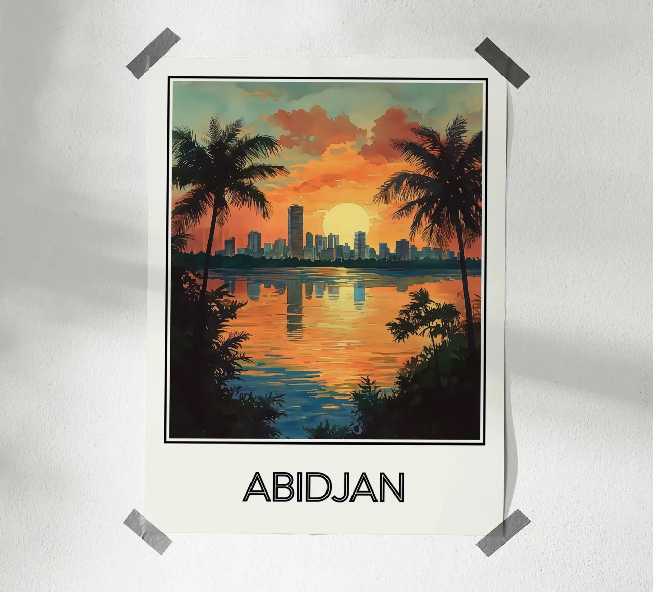 Abidjan poster da Frame the World