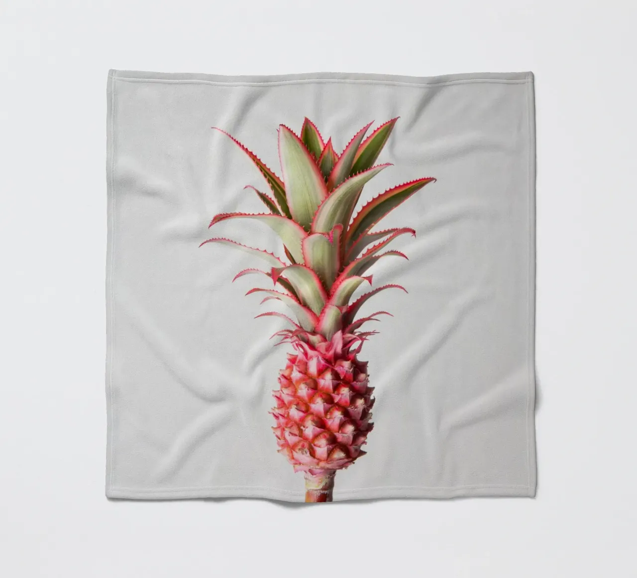 Ananas Pinke coperta in pile da Katja Stehle Design