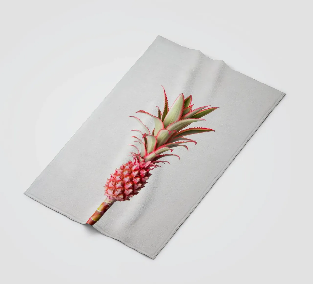 Ananas Pinke coperta in pile da Katja Stehle Design