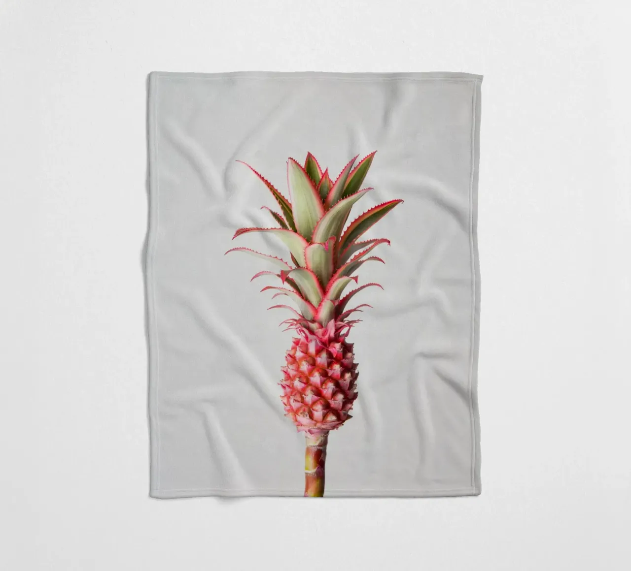 Ananas Pinke coperta in pile da Katja Stehle Design