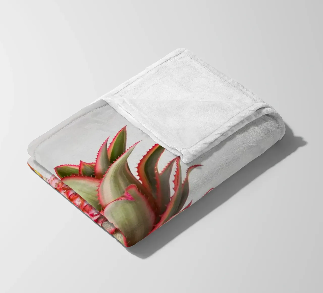 Ananas Pinke coperta in pile da Katja Stehle Design