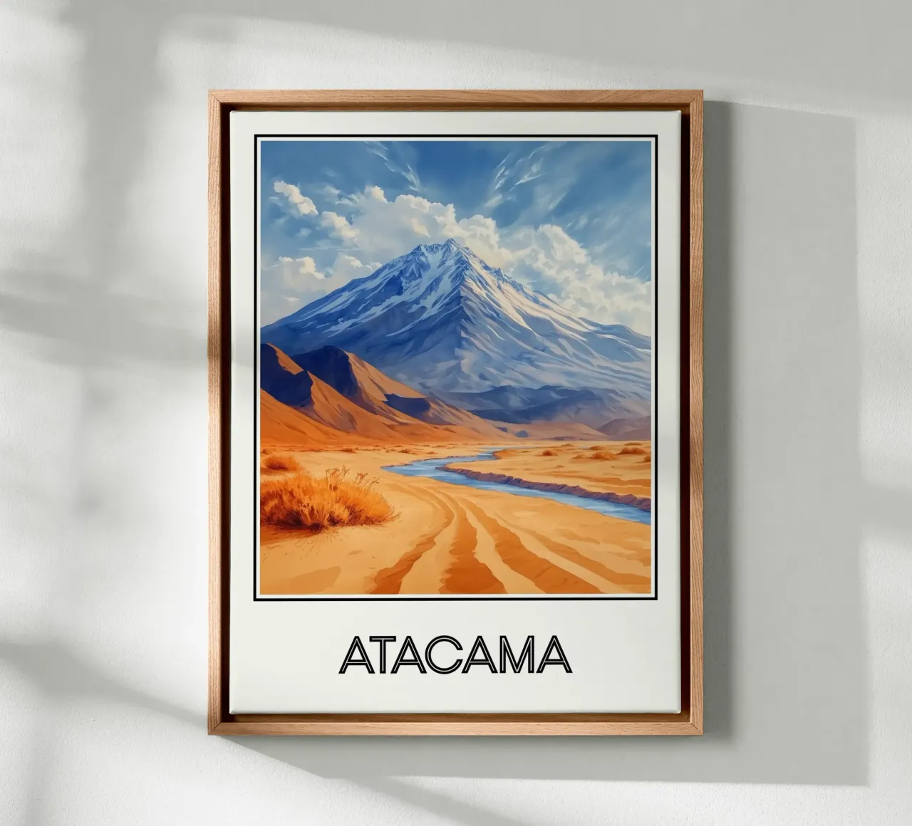 Atacama tela con Cornice a cassetta da Frame the World