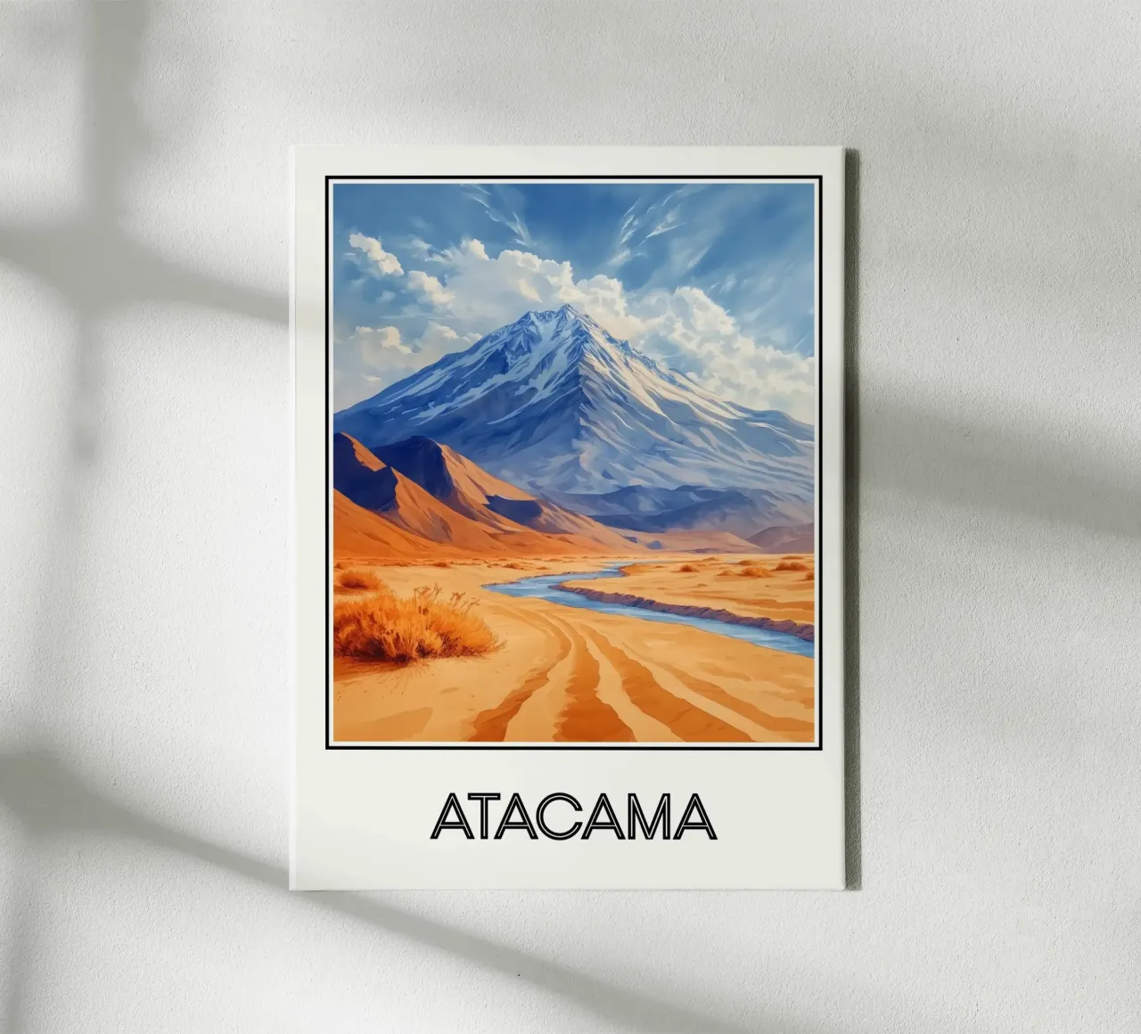 Atacama tela con Cornice a cassetta da Frame the World
